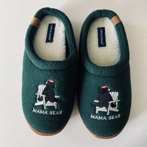 LIFE IS GOOD Women's "MAMA BEAR" Indoor Slip-On Slippers NWT Size 9